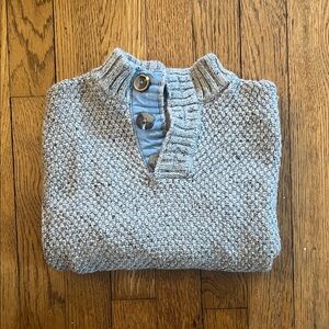 Cat & Jack Kids Gray Sweater with Button Detail Boys 6/7